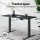 Artiss Standing Desk Top, Particle Board, 140CM, Black, Anti-Scratch, Easy Assembly, Matt Finish, Smooth Edges