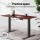 Artiss Standing Desk Top, Walnut Particle Board, 140CM, Smooth Edges, Anti-Scratch, Easy Assembly, Eco-Friendly