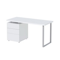 Artiss Computer Desk with Drawers, White, 140cm - Sturdy Workspace Solution with Modern Design & Easy Assembly