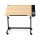 Artiss Adjustable Oak Drafting Table - 100x60cm MDF Desk, Multi-Functional Art & Drawing Station with Side Tray
