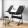 Artiss Drawing Desk and Stool Set Black, Adjustable Angle, MDF Desktop, Slide-Out Table, Drawers, 120x60cm, Steel Frame