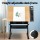 Artiss Natural & Black Drawing Desk Set - Adjustable Tilt Drafting Table with Stool, MDF Top, Steel Frame, Storage