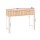 Artiss Console Table, MDF Melamine, 92CM, Pine White - Fluted Design, 2 Drawers, Metal Legs, Easy Assembly