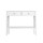 Artiss Console Table 2 Drawers 100cm White Chole, E1 MDF, Retro Metal Handles, Storage Shelf, NC Lacquer Finish
