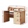 Artiss Pine Computer Desk with Shelves & Drawers, 115x60x95cm - Stylish Particle Board, Easy Assembly, Modern Design