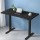 Artiss Motorised Standing Desk, Black, 120cm, Adjustable Height, Eco-Friendly, Quiet Operation, Home Office Solution