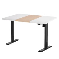 Artiss Motorised Standing Desk 120CM, Dual-Motor Adjustable Frame, Smooth Quiet Operation, Black Metal, 1-Year Warranty