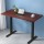 Artiss Standing Desk Motorised Walnut 140cm – Height Adjustable Sit Stand Desk, Eco-Friendly, Quiet Operation