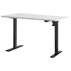 Artiss Motorised Standing Desk, White Particleboard, 120cm x 60cm, Adjustable Height, Ergonomic Office Solution