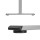 Artiss 120CM Electric Standing Desk, Dual-Motor Adjustable Frame, Metal, 70-120cm Height, White Desktop, Quiet Operation
