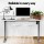 Artiss 120CM Electric Standing Desk, Dual-Motor Adjustable Frame, Metal, 70-120cm Height, White Desktop, Quiet Operation