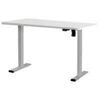 Artiss Motorised Standing Desk, Particle Board, 140CM, White, Height-Adjustable, Quiet Operation, Home Office