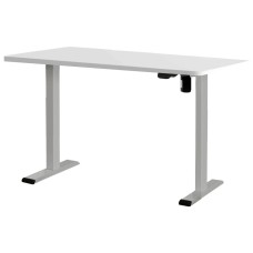 Artiss Motorised Standing Desk, Particle Board, 140CM, White, Height-Adjustable, Quiet Operation, Home Office