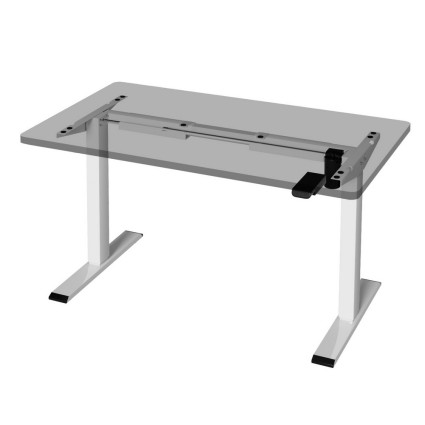 Artiss Electric Standing Desk Frame Only, Height Adjustable Motorised, White, 70kg Load, 100–160cm Compatible