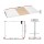 Artiss 120CM White Motorised Standing Desk with Dual-Motor, Adjustable Metal Frame & Smooth Glossy Desktop