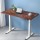 Artiss 140cm Motorised Sit-Stand Desk in Rustic Brown - Adjustable Height, Eco-Friendly, Quiet Operation