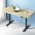 Artiss Motorised Standing Desk, Dual Motor, White Oak, 140cm, Adjustable Height, Ergonomic Workspace Solution