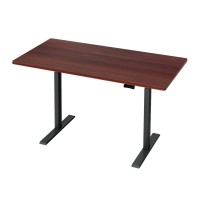 Artiss Motorised Standing Desk Dual Motor Walnut 140cm – Adjustable Height, Eco-Friendly, Quiet Operation