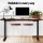 Artiss Motorised Standing Desk Dual Motor Walnut 140cm – Adjustable Height, Eco-Friendly, Quiet Operation