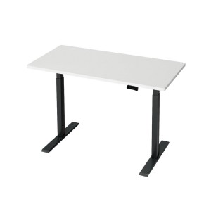 Artiss Motorised Standing Desk, Dual Motor, White, 120cm, Adjustable Height, Ergonomic Workspace Solution