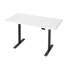 Artiss Motorised Standing Desk, Dual Motor, Particleboard, 140cm, White, Adjustable Height, Ergonomic Office Solution
