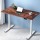 Artiss Motorised Standing Desk, Dual Motor, Rustic Brown, 120CM, Height Adjustable, Eco-Friendly, Quiet Operation