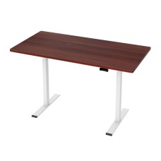 Artiss Motorised Standing Desk, Walnut, 140cm, Dual Motor, Adjustable Height, Ergonomic Workspace Solution