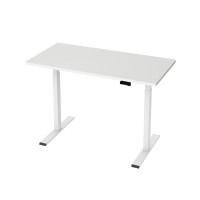 Artiss Motorised Standing Desk, Dual Motor, White, 120CM, Height Adjustable, Ergonomic Workspace Solution