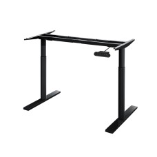 Artiss Dual Motor Adjustable Standing Desk Frame - Black, 125KG Load, Height Adjustable, Digital Control Panel, 69-117cm