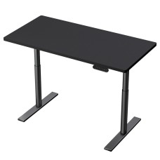 Artiss Motorised Standing Desk, Metal Frame, 120cm, Black, Dual Motors, Adjustable Height, Eco-Friendly Desktop