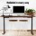 Artiss Standing Desk Motorised Electric Dual Motor 120cm Rustic Brown, Height Adjustable, Metal Frame, Eco Particleboard