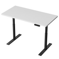 Artiss Motorised Electric Standing Desk, Metal Frame, White, 120cm, Dual Motor, Adjustable Height, Eco-Friendly