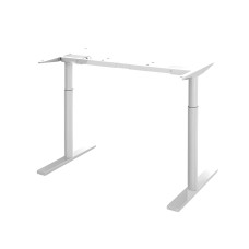 Artiss Dual Motor Motorised Standing Desk Frame, Adjustable Height, 125KG Load Capacity, White, Quiet Operation