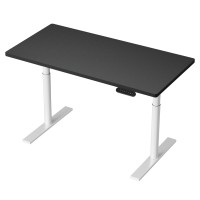 Artiss Motorised Electric Standing Desk, Metal Frame, 120CM, Black, Dual Motors, Adjustable Height, Eco-Friendly