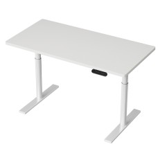Artiss Motorised Standing Desk, Metal Frame, White, 120CM, Dual Motor, Height Adjustable, Eco-Friendly, Quiet Operation