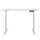 Artiss Motorised Electric Standing Desk, Metal Frame, 140CM, White, Dual Motors, Adjustable Height, Eco-Friendly