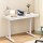 Artiss 120CM Electric Standing Desk, White - Motorised, Height Adjustable, USB Ports, Drawer, Digital Control