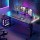 Artiss Electric Standing Gaming Desk 140cm: Height Adjustable, RGB LED, Memory Control, MDF, Black/White Options