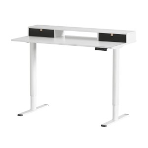 Artiss Electric Standing Desk, Particle Board & Steel, 120CM, White – Adjustable Height, Modern Office Solution