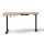 Artiss L-Shape Electric Standing Desk, Oak & Black, Adjustable 72-121cm, Dual Motor, Cable Management, 140x110cm