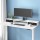Maximise Your Workspace with the Artiss 120cm White Standing Desk Shelf - 2-Tier Design, Removable Shelf, Fabric Drawer