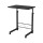 Artiss Adjustable Laptop Desk Table 60cm Black Mobile Workstation, 17mm MDF, Lockable Wheels, Height Adjustable