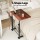 Artiss Adjustable 60CM Dark Wood Laptop Desk Table - Portable, Lightweight, 360° Rotating, H-Frame, MDF Board