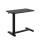 Artiss Adjustable Laptop Desk - 70CM Mobile Workstation with Pneumatic Height Adjustment, L-Shape Metal Frame, Black