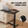 Artiss Adjustable Laptop Desk - 70CM Mobile Workstation with Pneumatic Height Adjustment, L-Shape Metal Frame, Black