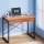 Artiss Karl 100CM Walnut Computer Desk with Storage Drawers | Durable Melamine Finish & Steel Frame for Home Office