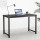 Artiss Black 120CM Computer Desk - Home Office Study Table with Metal Frame, Anti-Scratch Feet, and Safe Edges