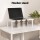 Artiss L-Shape Computer Desk 100CM - White Particle Board & Metal Frame, Monitor Stand, Shelves, Ideal for Small Spaces