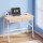 Artiss Borg Computer Desk 100CM Oak - Scandinavian Design, 2 Drawers, Metal Frame, Easy Assembly for Home/Office