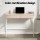 Artiss Borg Computer Desk 100CM Oak - Scandinavian Design, 2 Drawers, Metal Frame, Easy Assembly for Home/Office